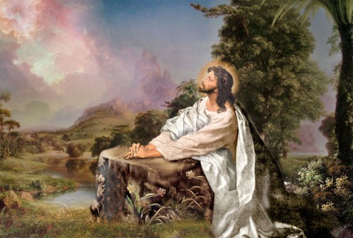 jesus orando en getsemani