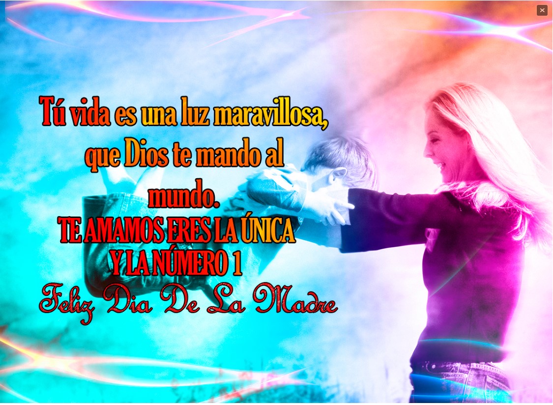 mamá feliz