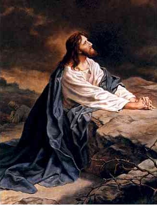 Jesús orando