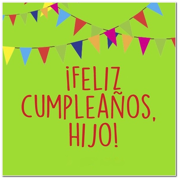 Tarjeta cumpleaños para hijo