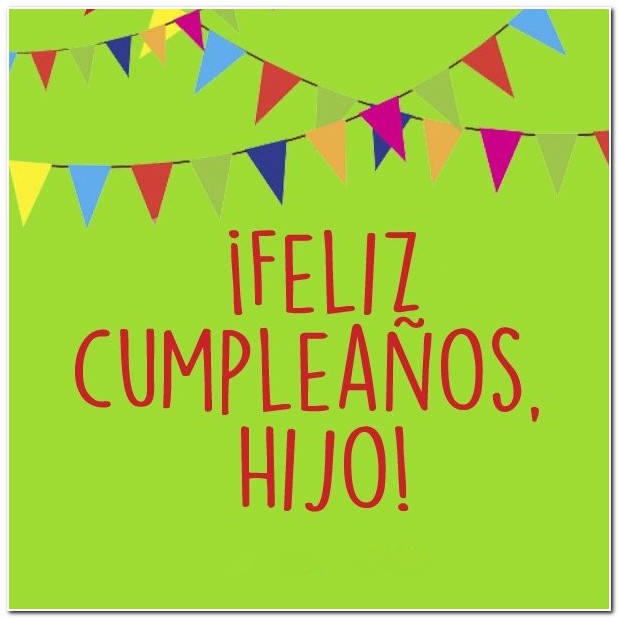 Tarjeta cumpleaños para hijo