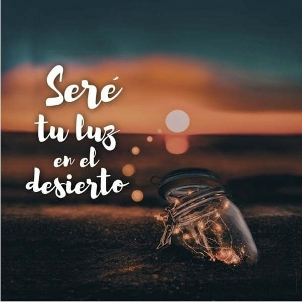 Luz en el desierto