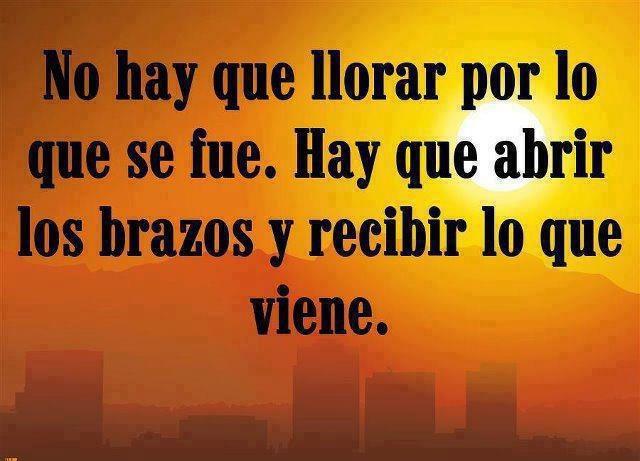 Recibe lo que viene