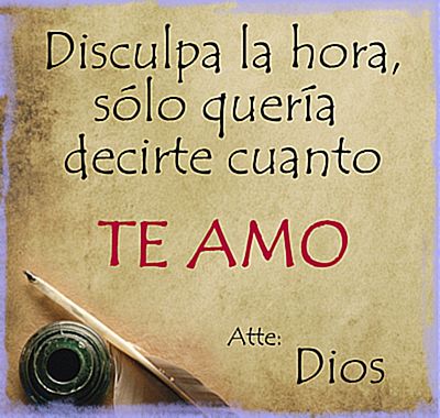 Te amo Dios