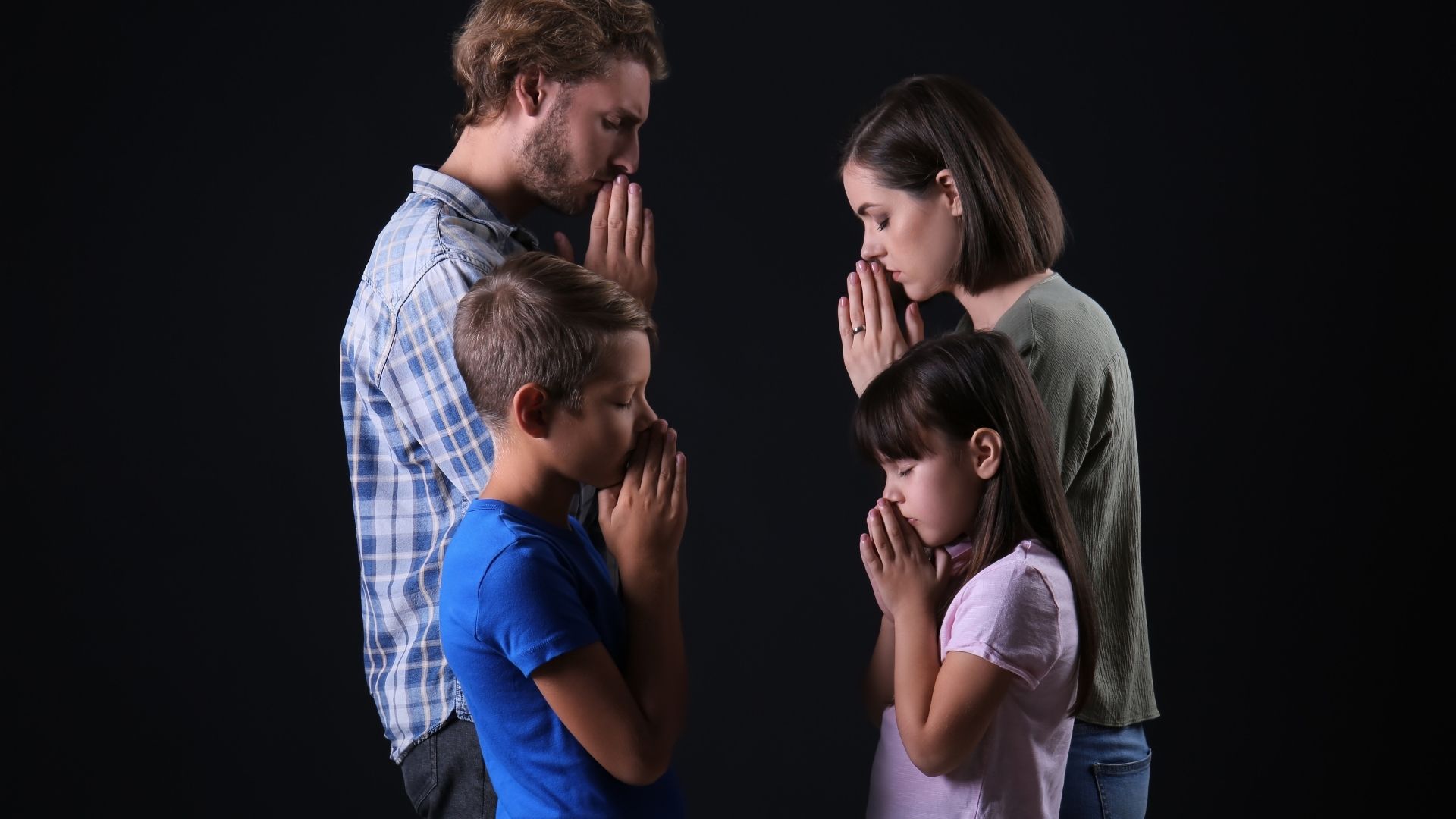familia orando