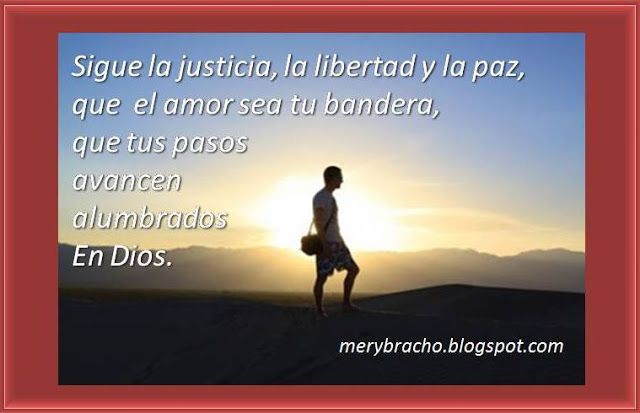 Sigue el camino de Dios