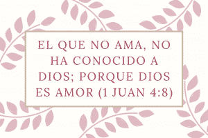 Dios es el significado de amor