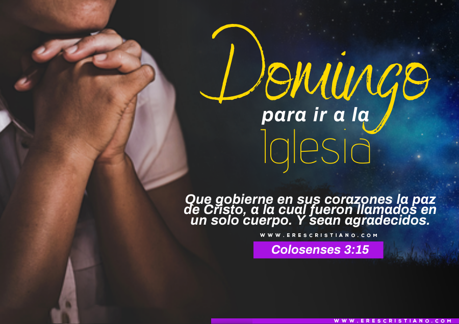domingo para la iglesia