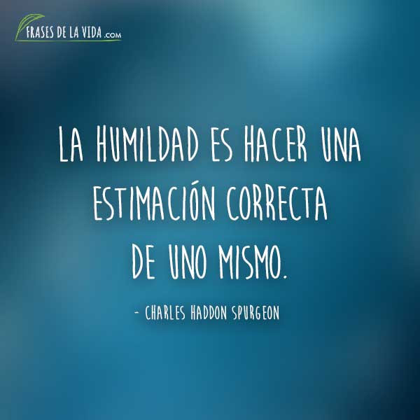 La humildad nos hace bien