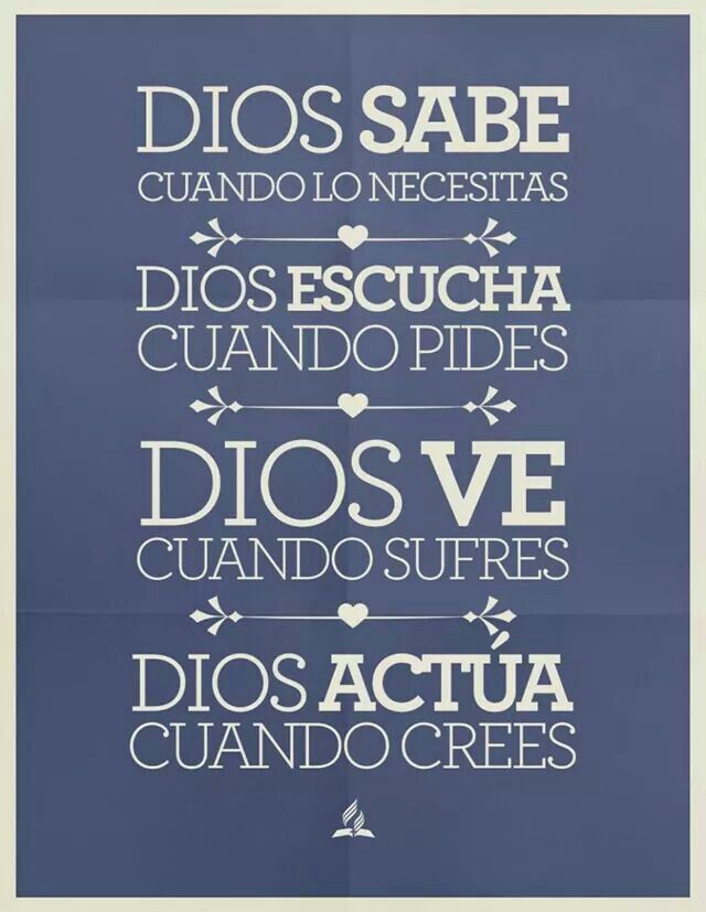 Dios actúa cuando crees