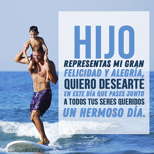 Hijo eres una bendición