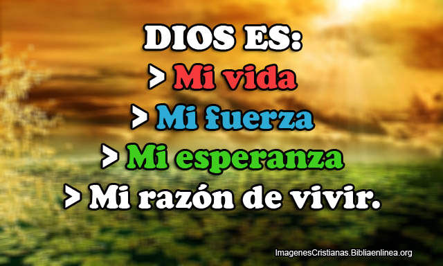 Dios es mi todo
