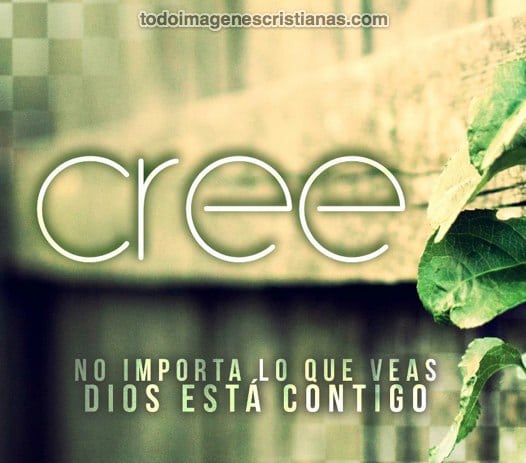 Cree en Dios
