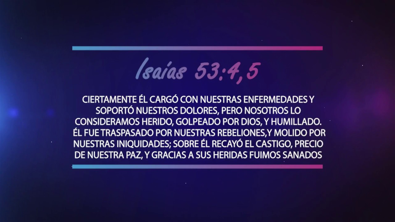 Jesús llevo nuestras cargas
