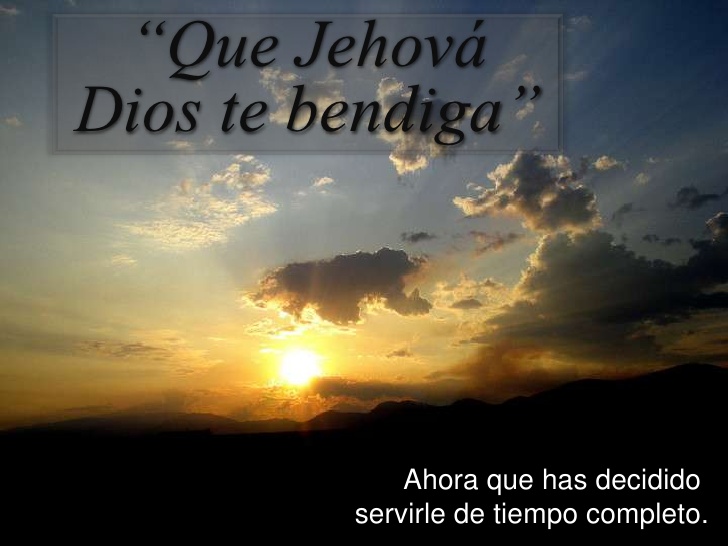 Dios es tu bendición