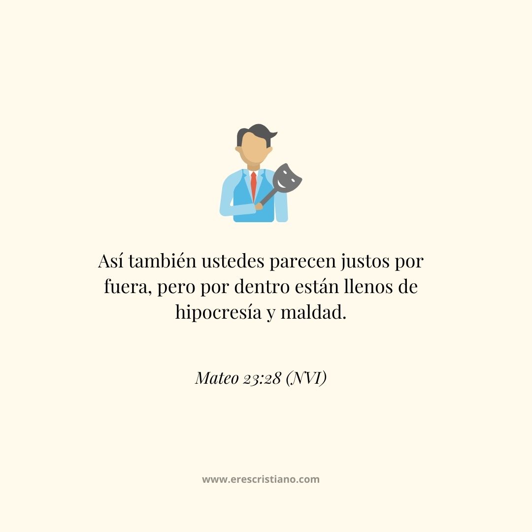 gente que habla de dios y hacen lo contrario