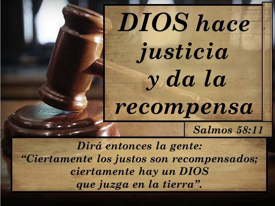 Dios hará justicia
