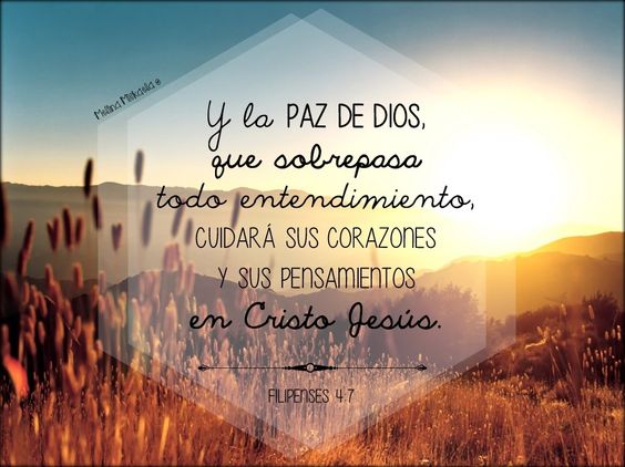 La paz de Dios es contigo