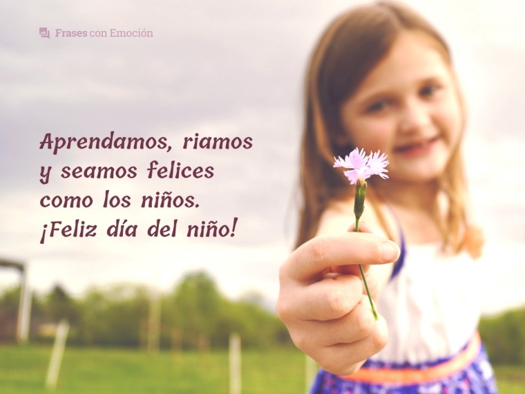 Feliz día del niño