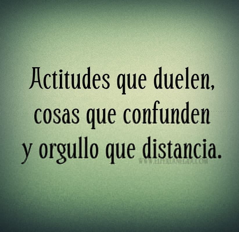 Actitudes que matan