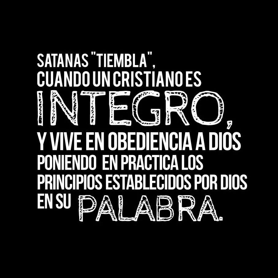 Sé integro en Dios
