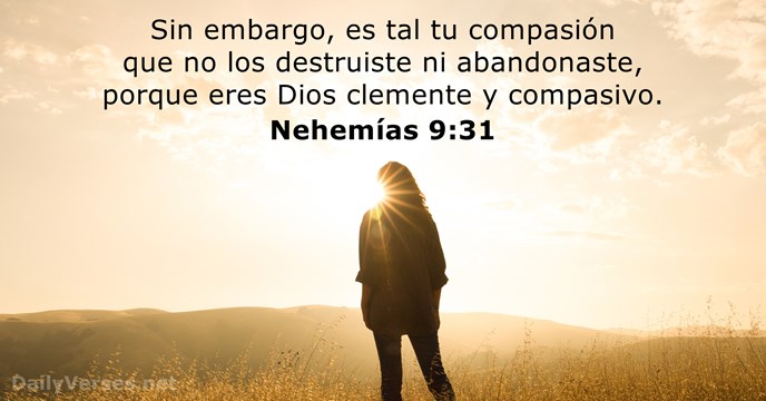 Nehemias 9:31