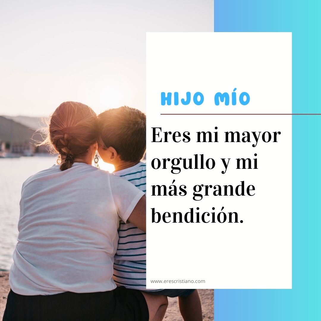 hijo mio, carta de una madre a un hijo 