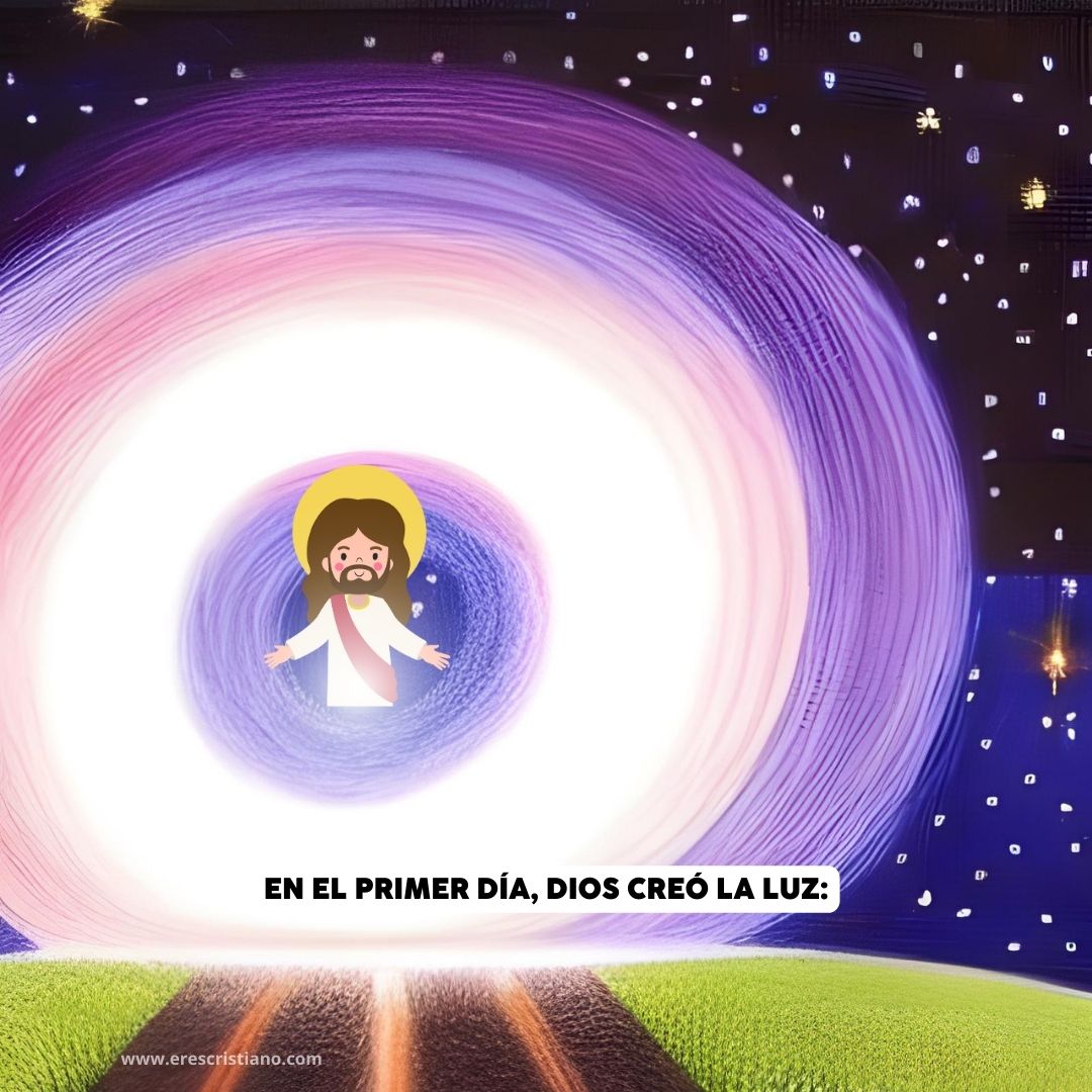 los dias de la creación de dios para niños